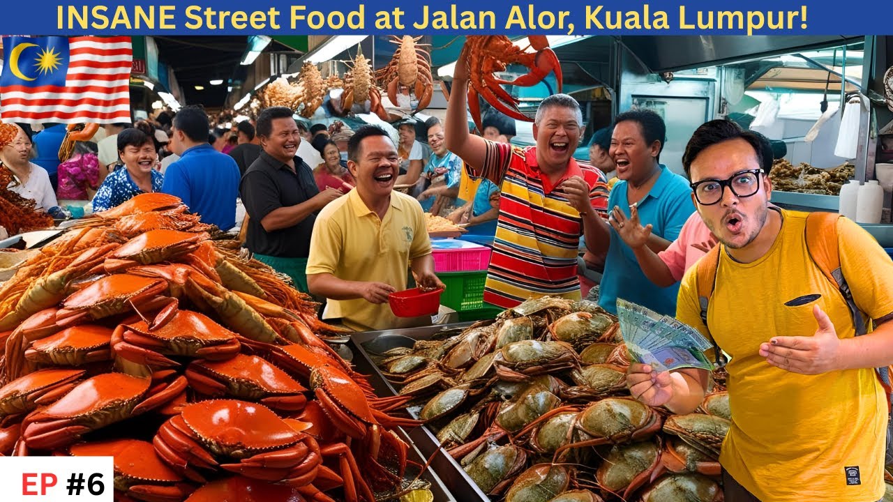 INSANE Street Food Market 🇲🇾 Jalan Alor, Kuala Lumpur!