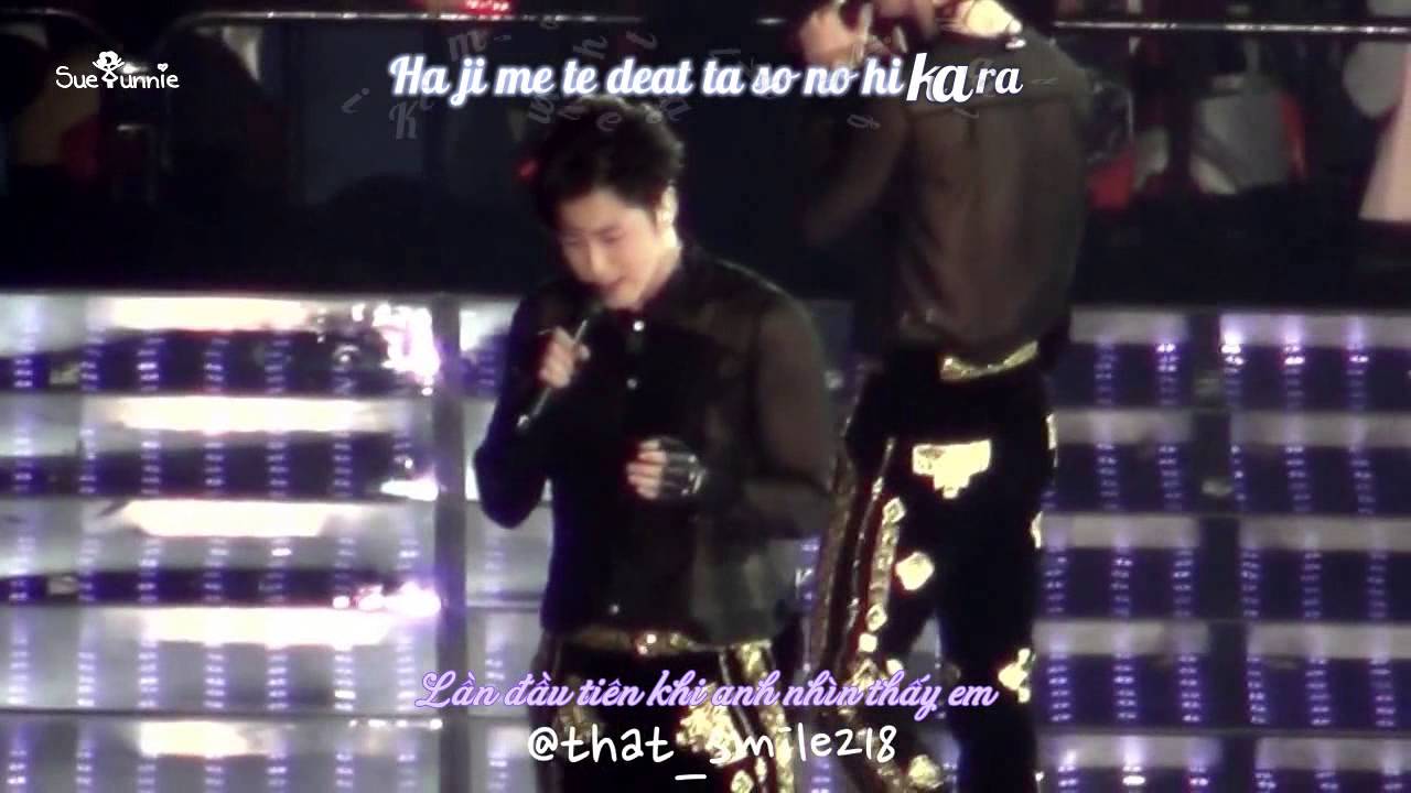 [Vietsub+Kara] Doushite @150208 TOHOSHINKI~WITH~Live Tour