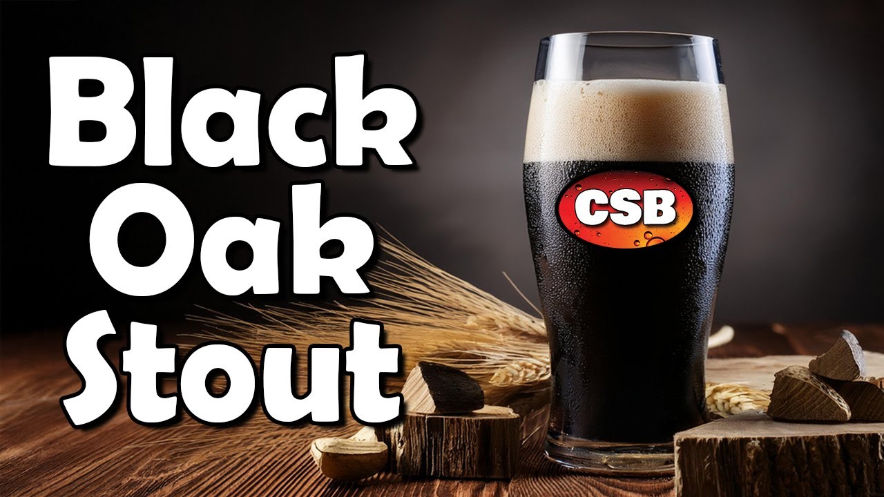 Black Oak Stout: Our Best DARKEST Dark Beer Recipe