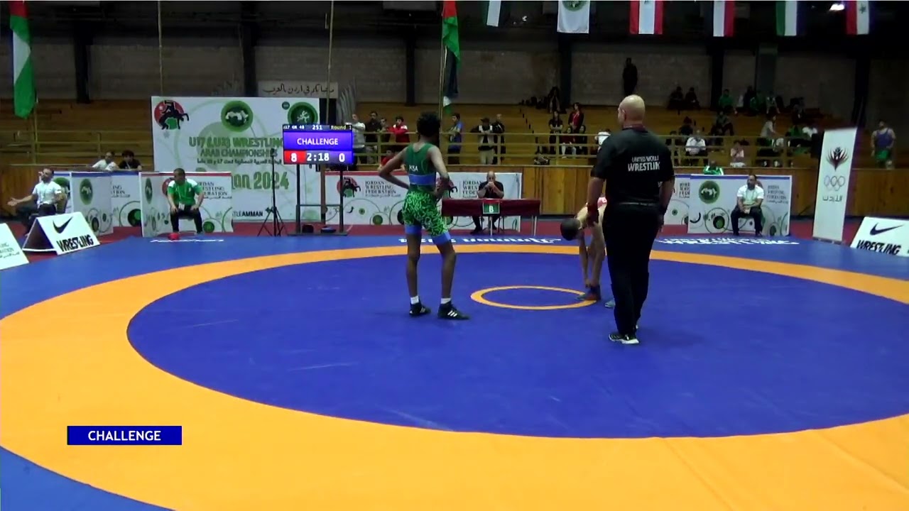 Abderrezak CHENINI ALG vs  Muhannad Mohammed A MAJRASHA KSA Round 1 GR 48 kg