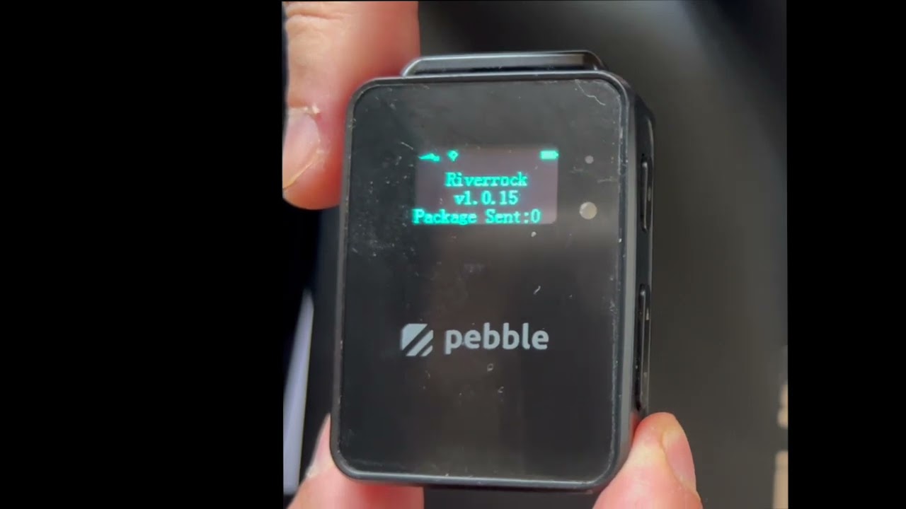 IoTeX Pebble Tracker - Access the Info Menu
