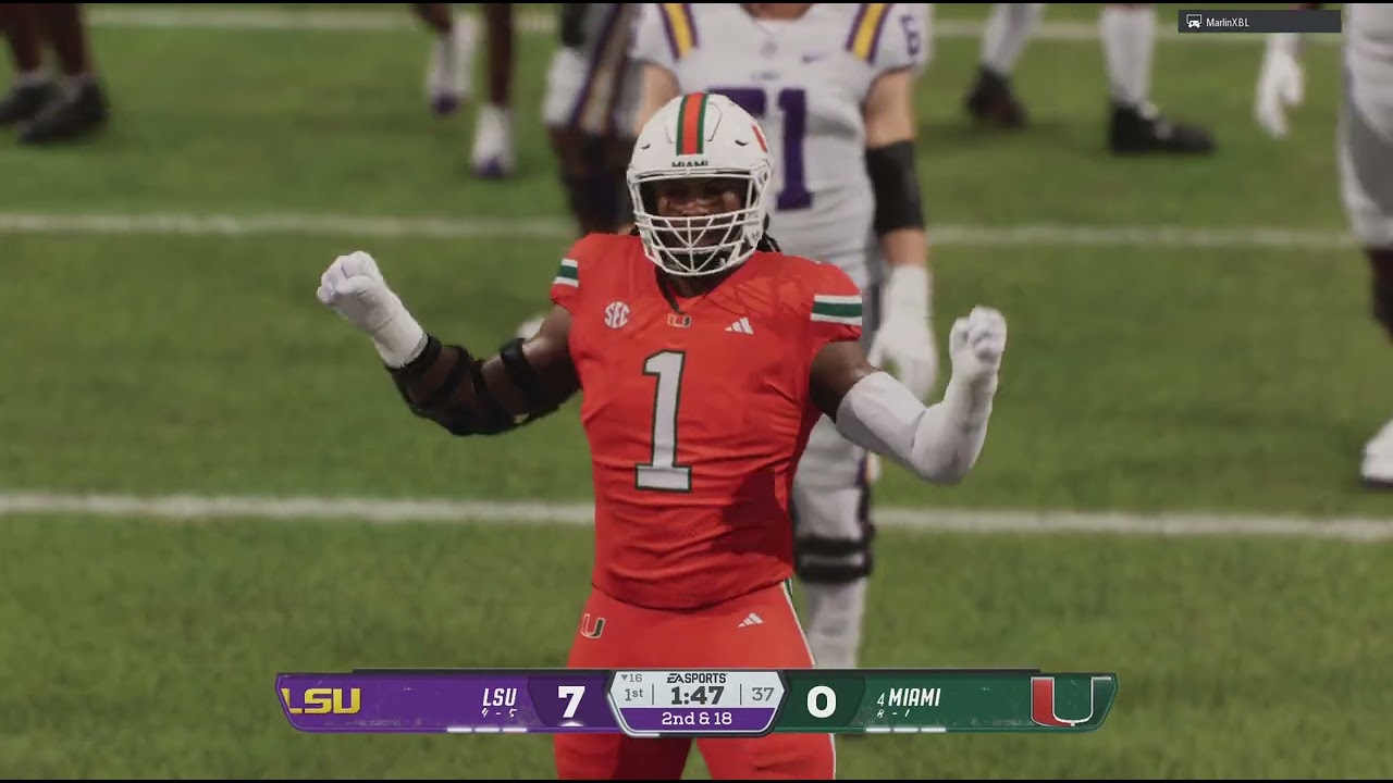 Lsu vs Miami 38-49 lost but was good game🔥🔥🔥🔥🔥