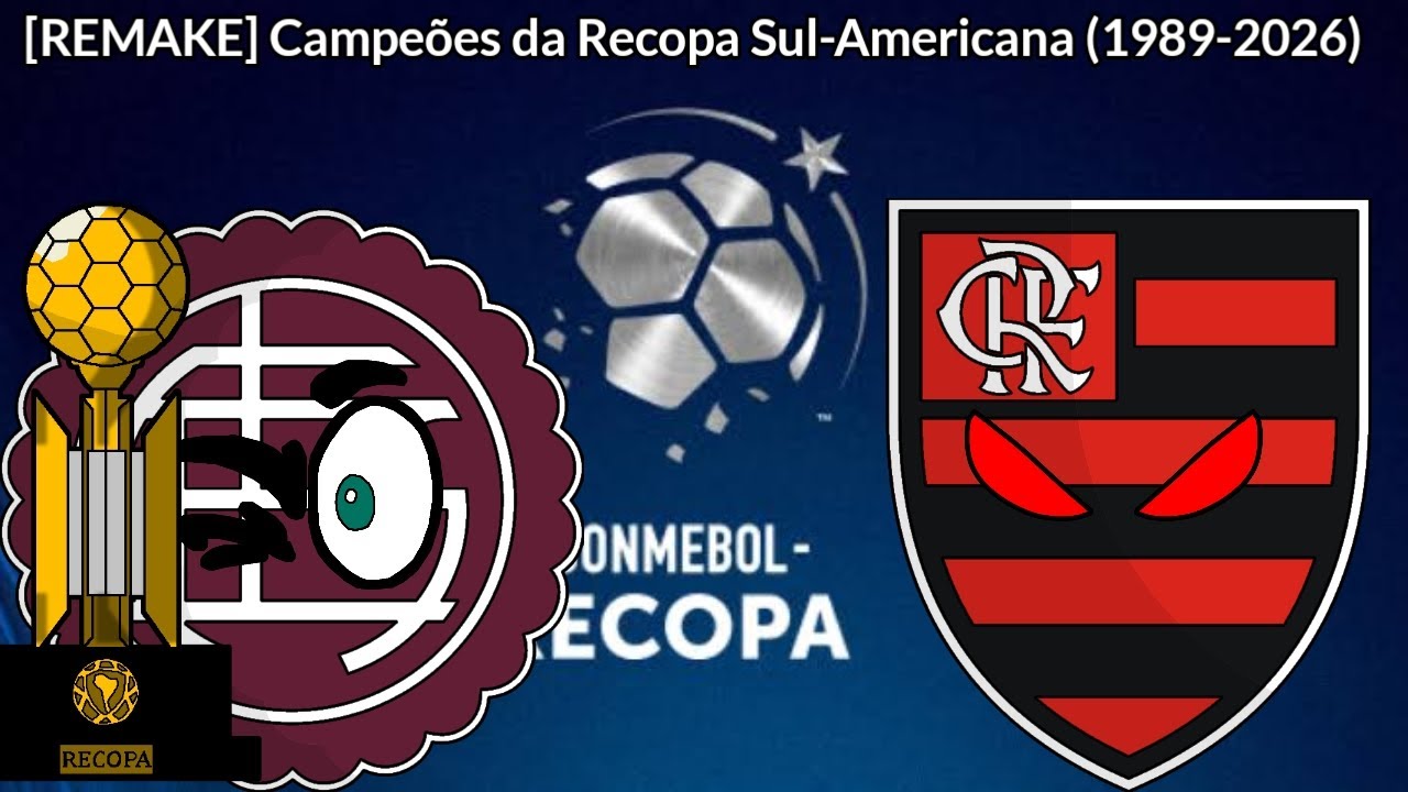 [REMAKE] Campeões da Recopa Sul-Americana (1989-2026)