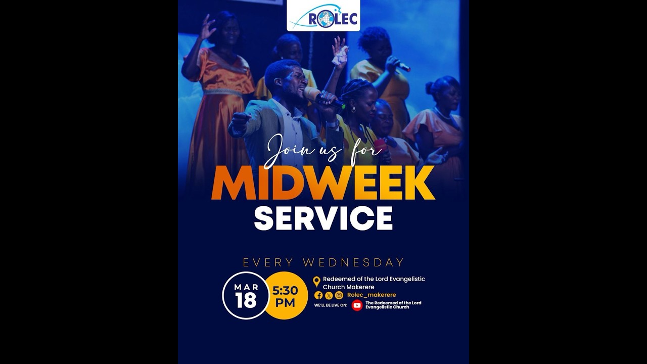 WEDNESDAY MID WEEK SERVICE 18TH /  MARCH /  2026