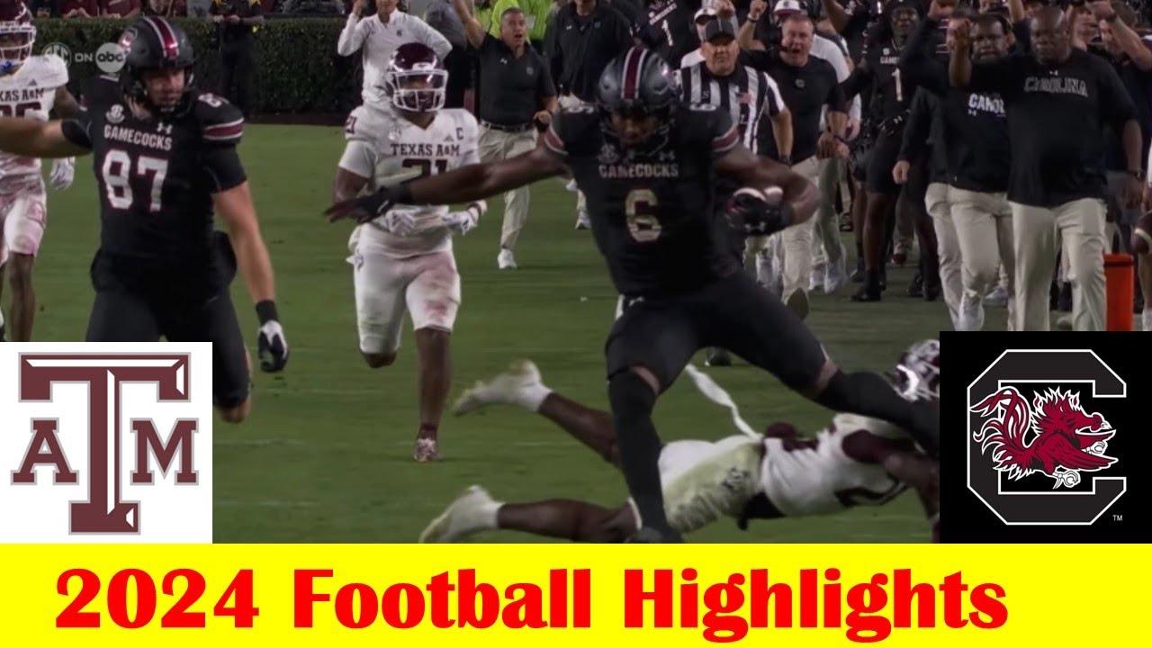 #10 Texas A&M vs South Carolina Football Game Highlights 11 2 2024