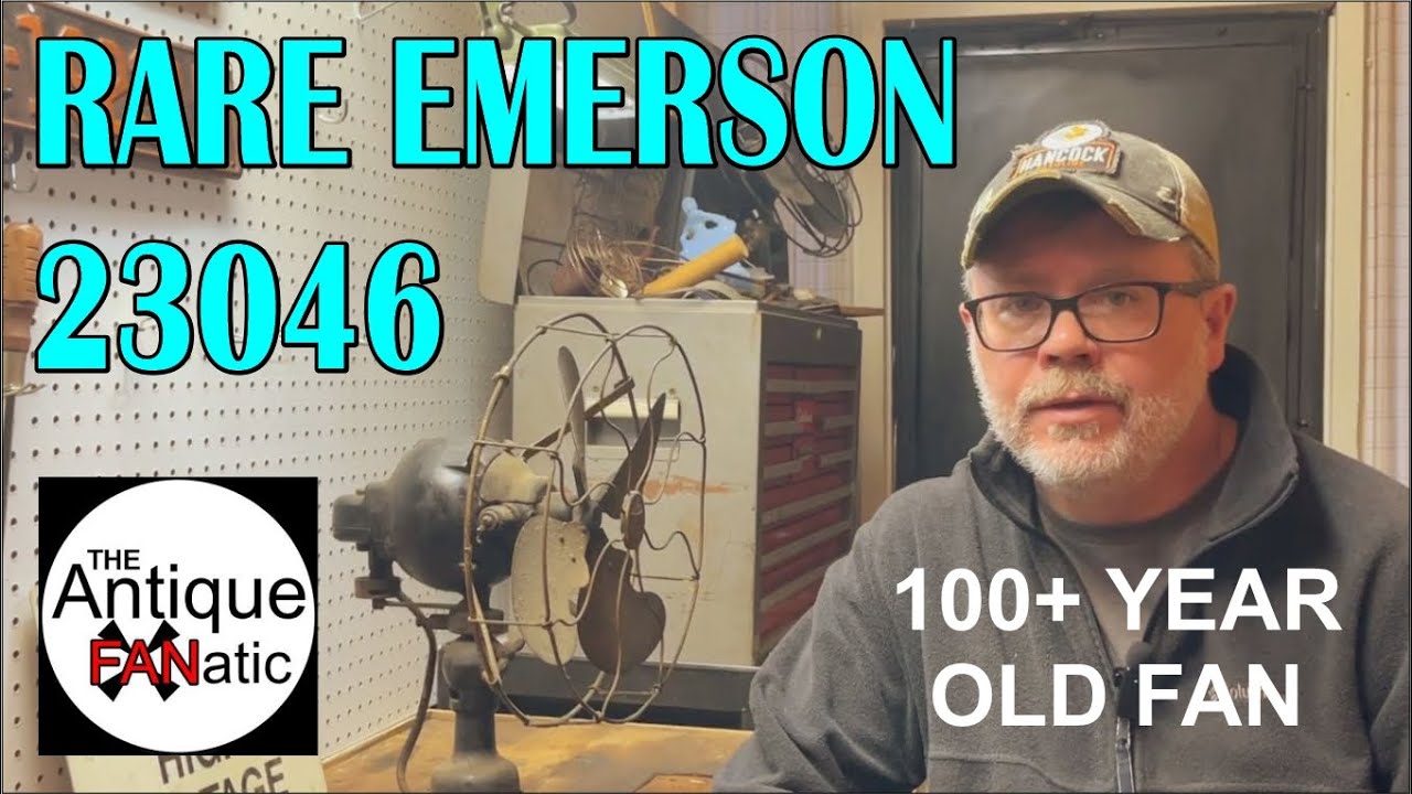 Very Rare Emerson Type No. 23046 Direct Current Vintage Fan.  Can we fix it up?