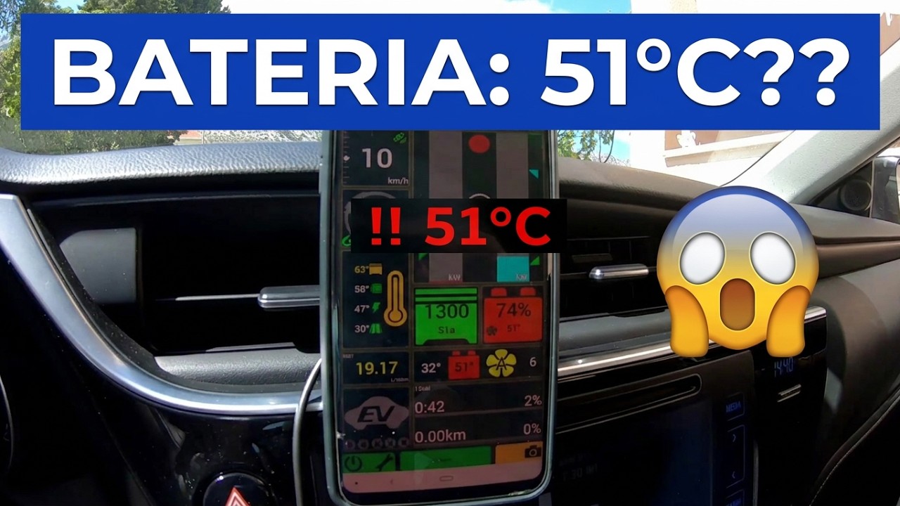 Auris Hybrid  i bateria w upały