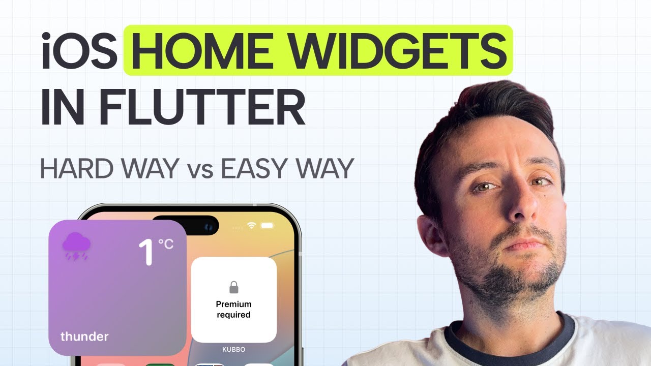 How to Build iOS Home Widgets in Flutter (and how I automated it...)