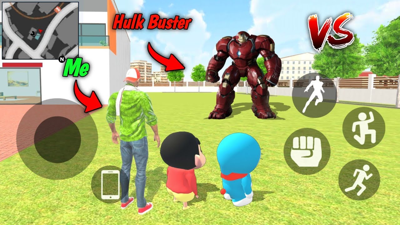 Hulkbuster vs Me – The Ultimate Showdown! In Indian Theft Aura 