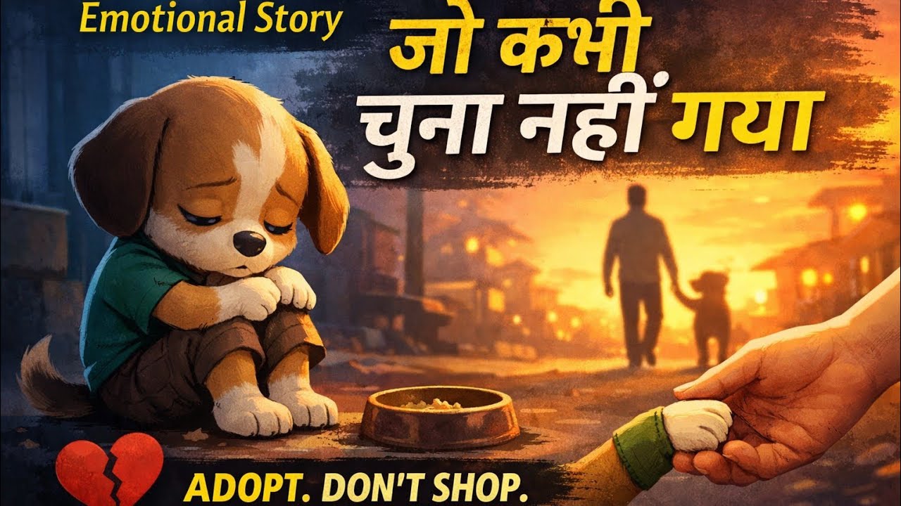 “जो कभी चुना नहीं गया | दिल को छू लेने वाली कहानी 🐶❤️ | Adopt, Don’t Shop”