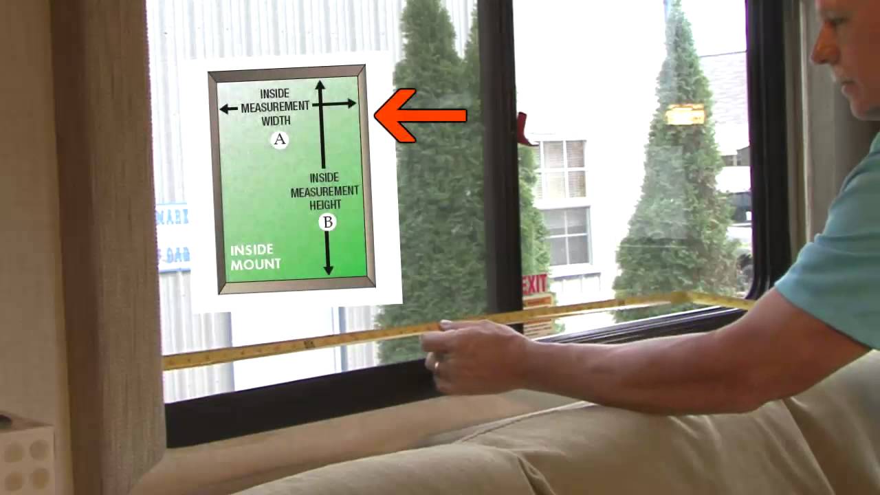 How to Measure RV Windows for Pleated Shades & Roller Shades