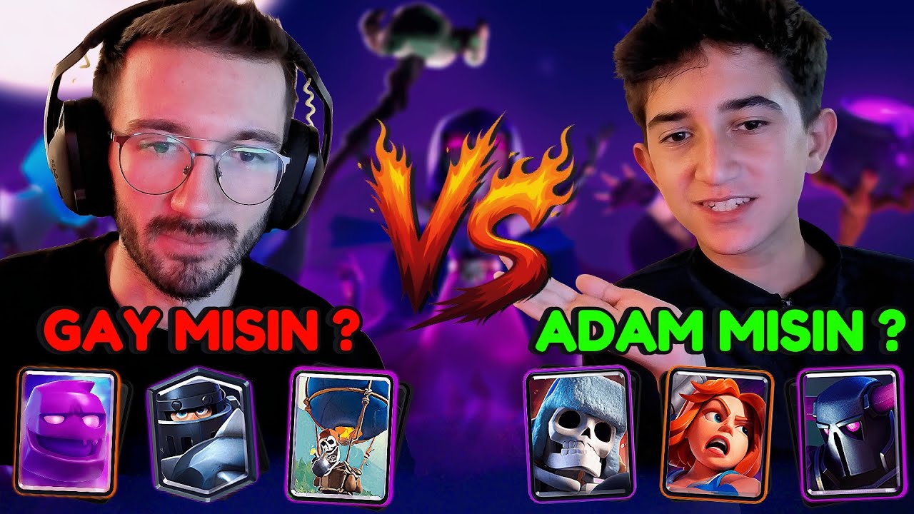 KARDEŞİMLE ÜÇLÜ ÇEKİLİŞ SAVAŞI YAPTIK !! | CLASH ROYALE