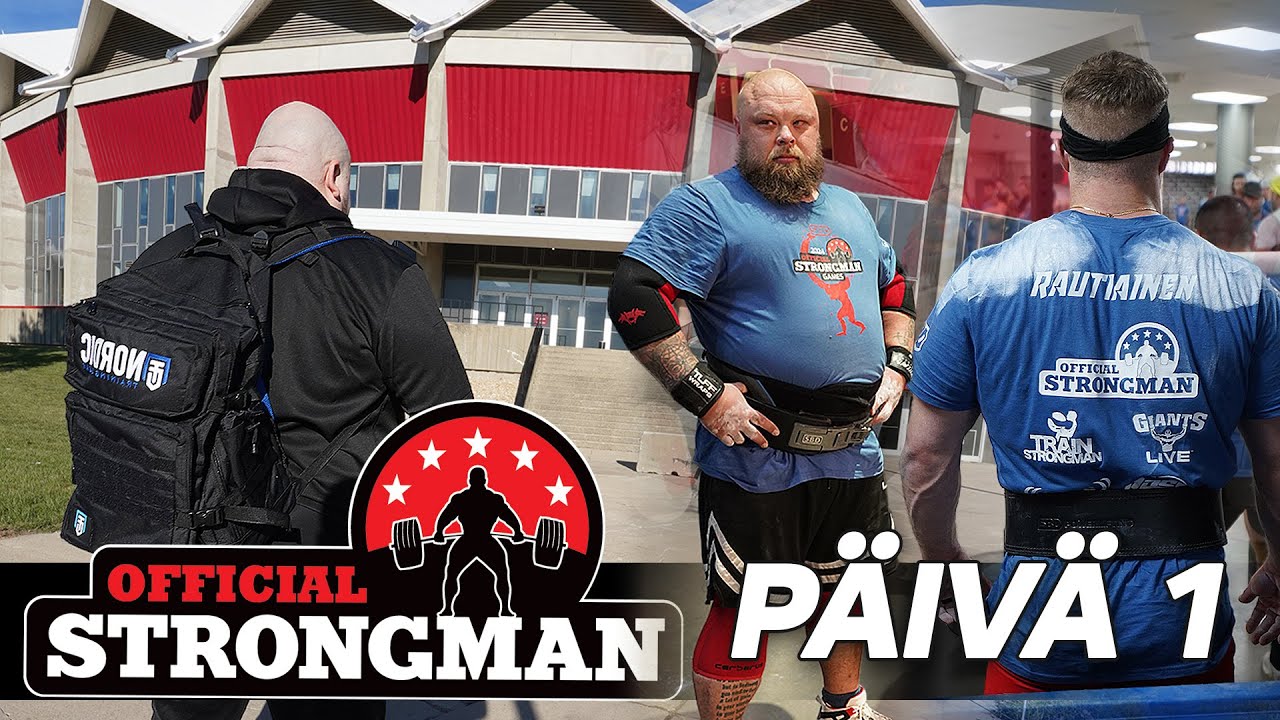 Suomalaiset Maailman Vahvin kisoissa! | Kisapäivä 1 | Official Strongman Games 2024