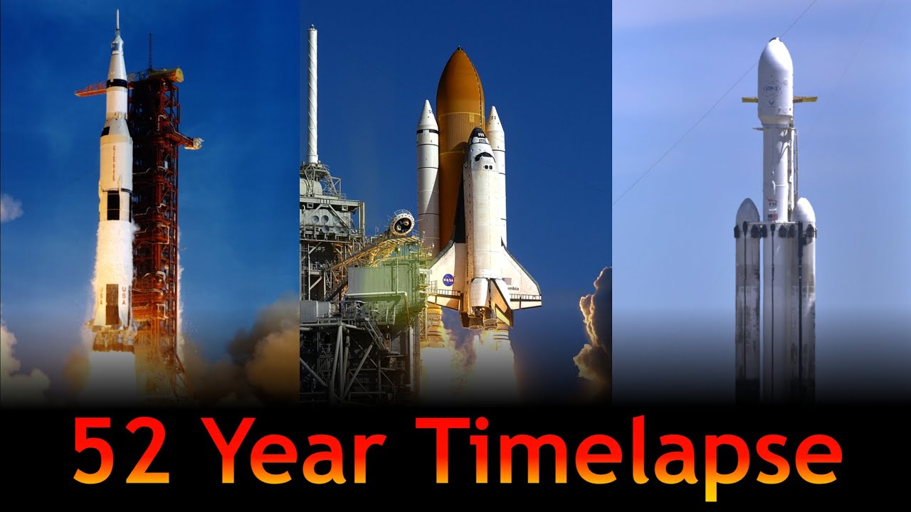 Kennedy Space Center Launch Complex 39: 52 Year Time lapse Video
