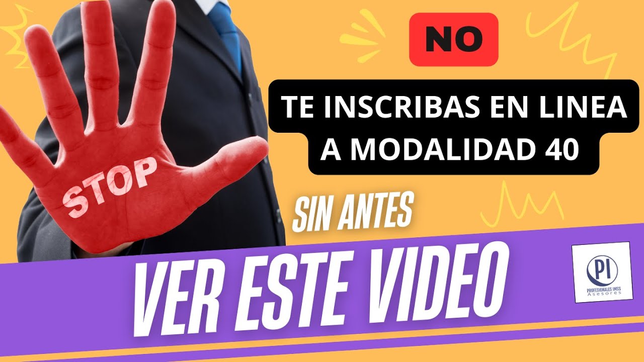 Me conviene inscribirme a MODALIDAD 40 en linea o en ventanilla