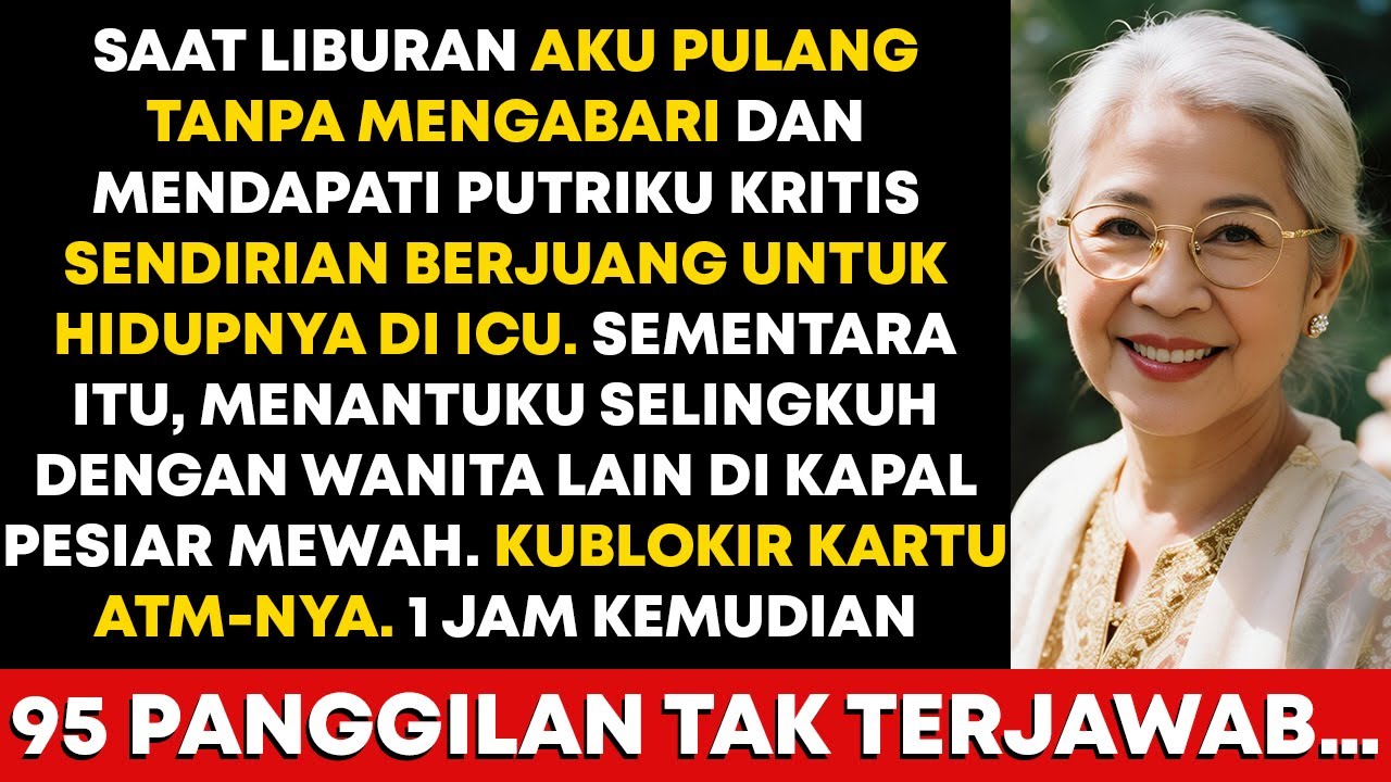 Aku Pulang Tanpa Mengabari Dan Mendapati Putriku SENDIRIAN Berjuang Untuk Hidupnya Di ICU…