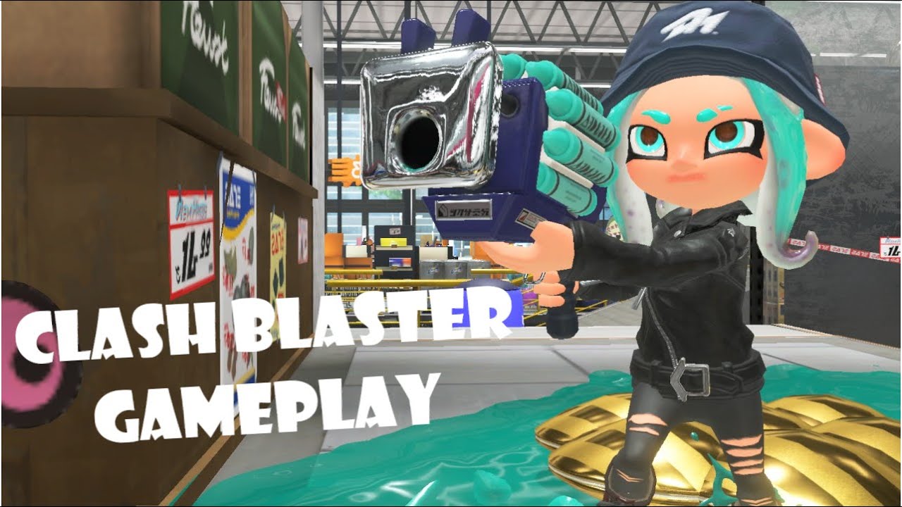 Clash Blaster Gameplay - Splatoon 3 | Anarchy Battle (Clam Blitz)
