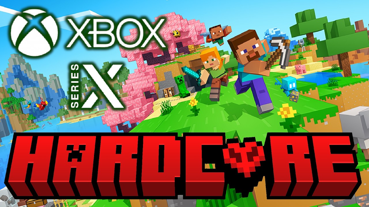 Hardcore Minecraft on Xbox Series X: FULL GAME Walkthrough! 4K 60fps