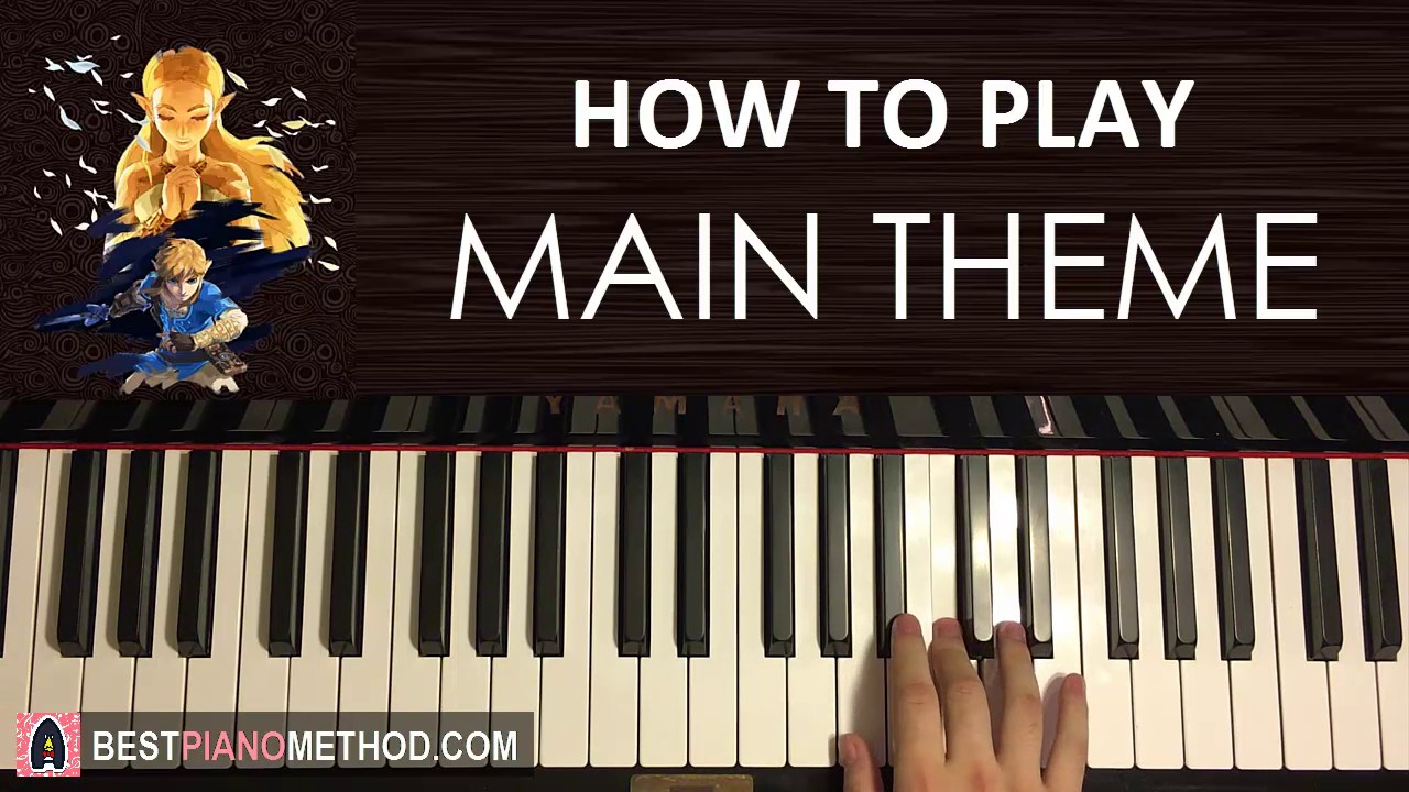 Zelda: Breath of the Wild - Main Theme (Piano Tutorial Lesson)