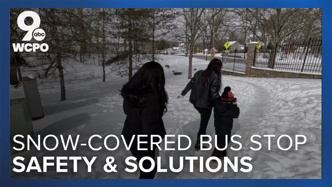Mom finds solution for safety concerns over son's icy bus stop