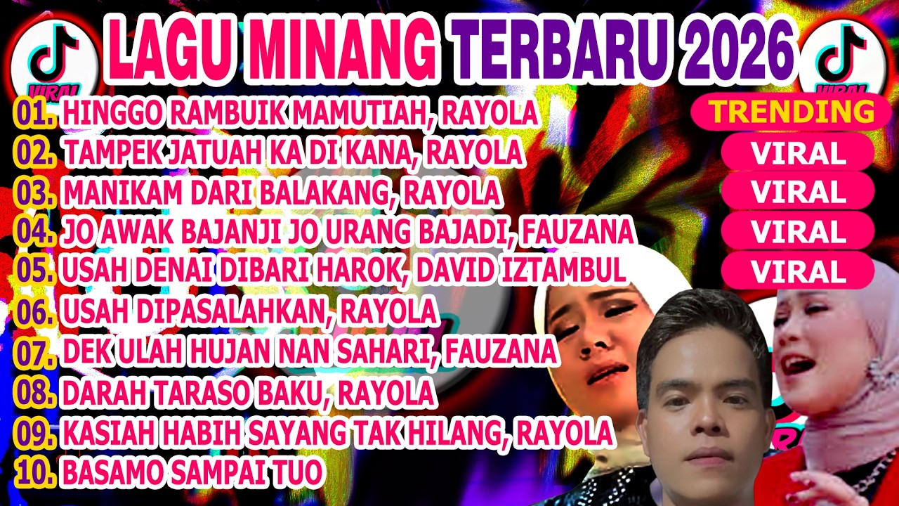 LAGU MINANG TERBARU 2026🎵 HINGGO RAMBUIK MAMUTIAH RAYOLA, 🎵TAMPEK JATUAH KA DI KANA RAYOLA@candumusi