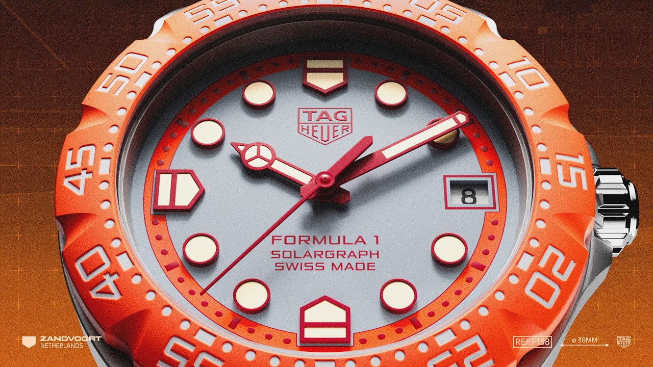TAG Heuer | Orange Army Activated With The New TAG Heuer Formula 1 Solargraph 38mm