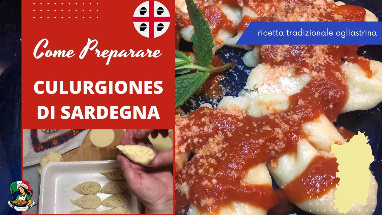 Узнайте, как приготовить вкуснейшие сардинские кулургионы, следуя нашему видео-рецепту.