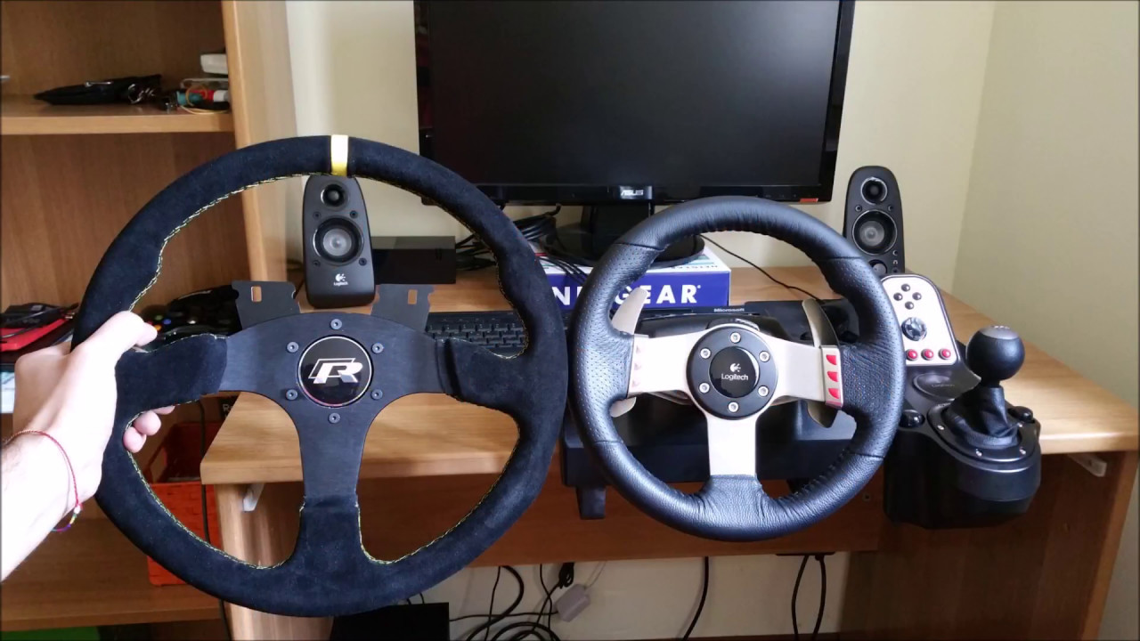 Logitech G27 steering wheel mod