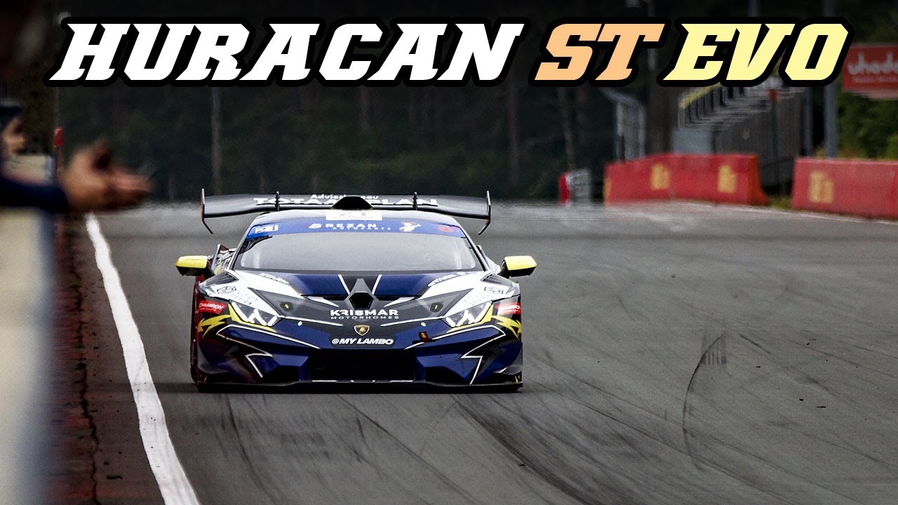 Lamborghini Huracan Super Trofeo Evo - Downshifts, flames & V10 scream (2020-2021)