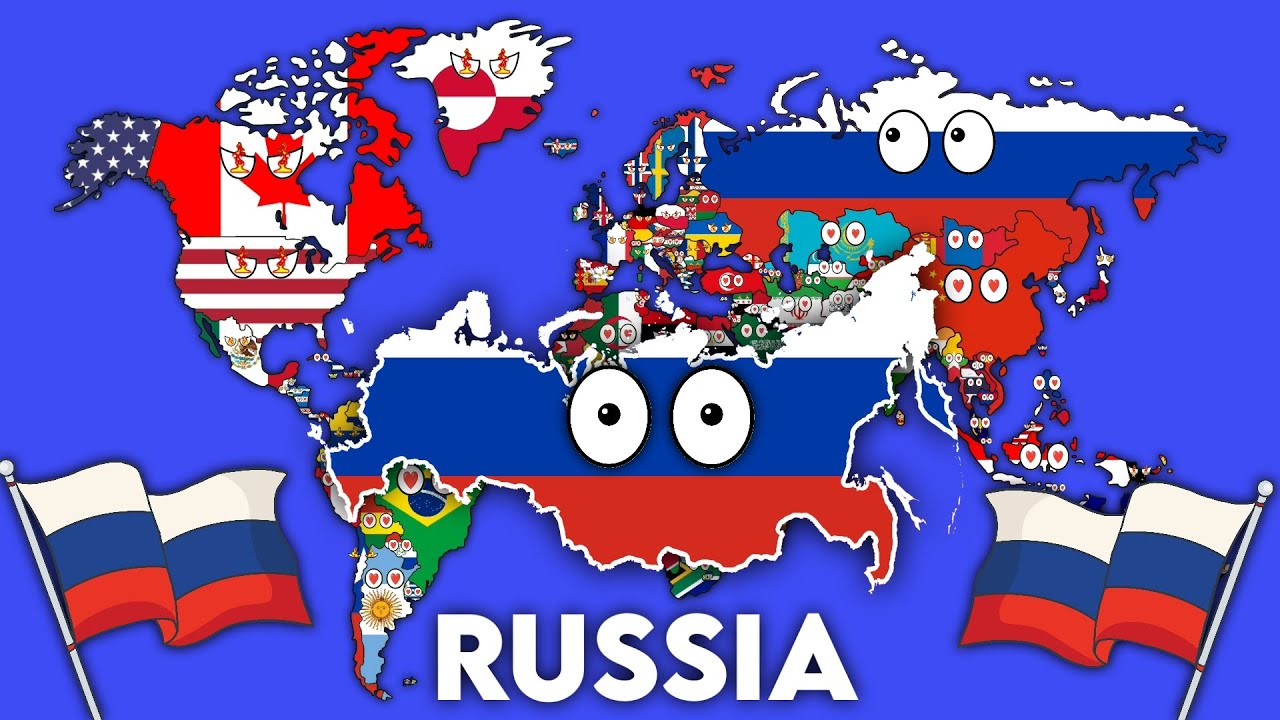All Countries that love and hate Russia 🇷🇺
