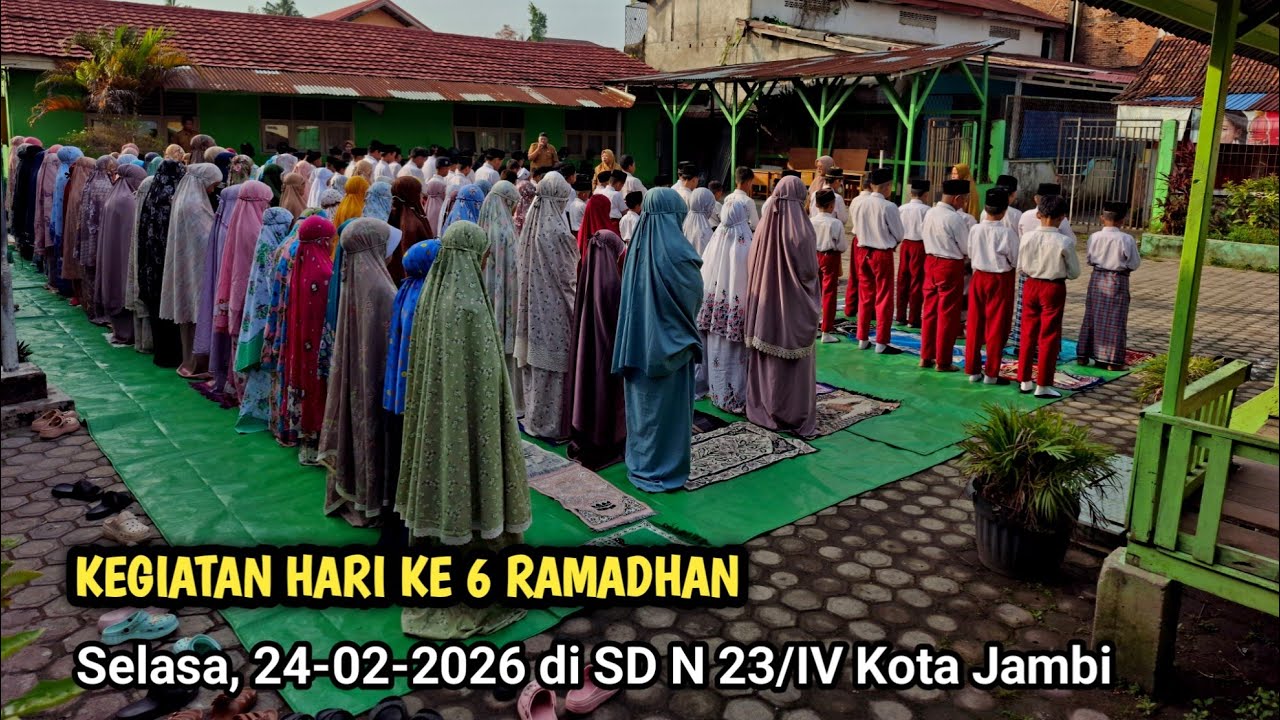 Kegiatan hari ke 6 ramadhan SD N 23/IV Kota jambi