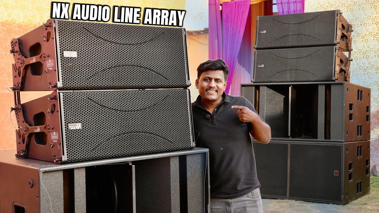 ये Line Array चलेगा तो सब बंद हो जाएगा।Nx Audio Vulcan 212 Line Array