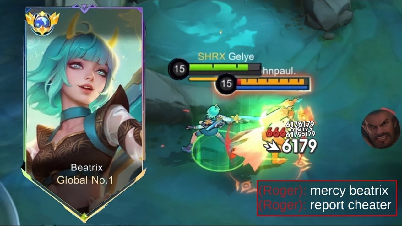 BEATRIX DELETING META ROGER IN JUST 1 SECOND (must watch) -MLBB