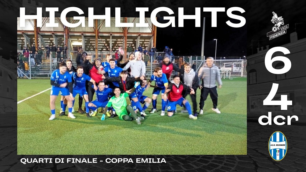 Fidenza 6-4 Solignano (d.c.r.) | Bisalti ci porta in Semifinale! | Highlights QUARTI di FINALE
