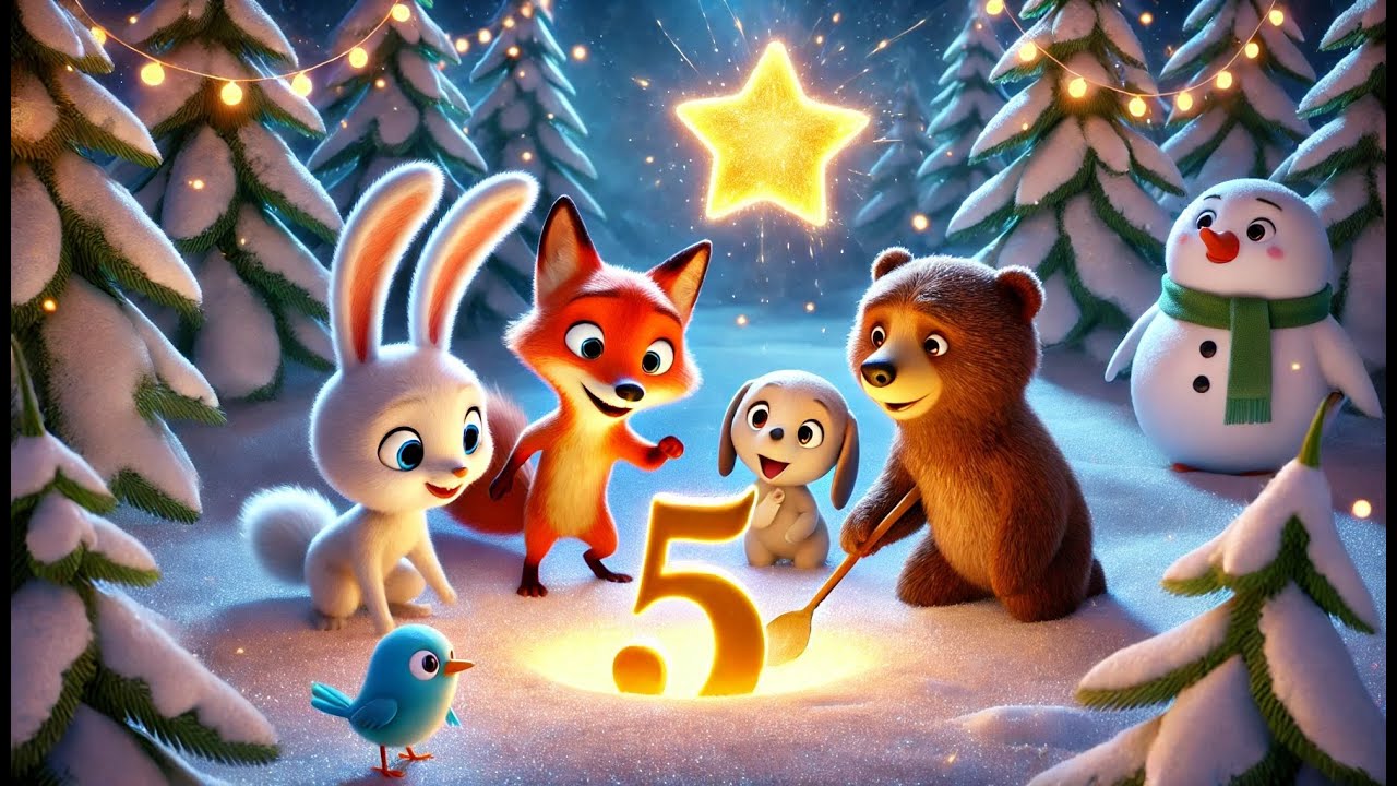 Learn Numbers 10 to 1 | New Year Countdown Song for Kids |  Fun Counting Song