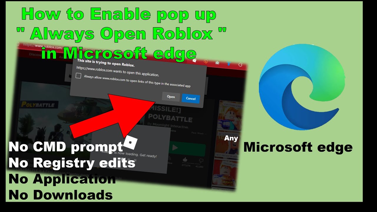 How to Enable pop up 