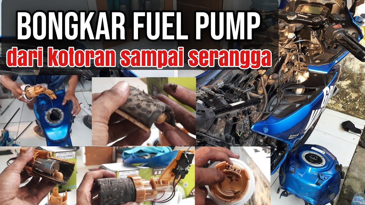 Ganti filter Fuelpump GSX R150
