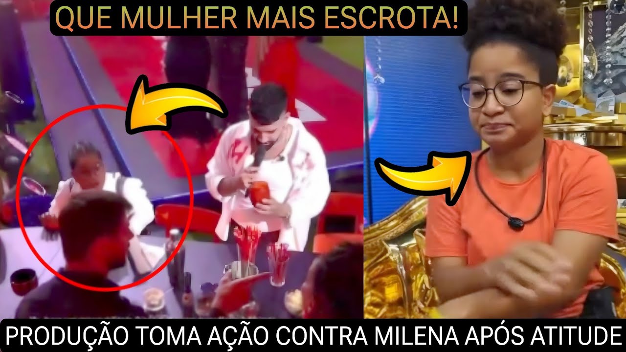 PBBB 26: DESRESPEITUOSA! ATITUDE DE MILENA COM O CANTOR DILSINHO É CONDENADA PELA EQUIPE DO PROGRAMA