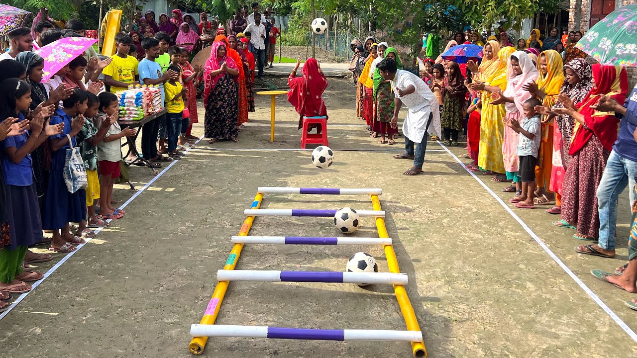 ৪ বল গরিয়ে প্রয়োজনীয় ৮ উপহার জেতার কঠিন এক চ্যালেঞ্জ।গ্রামের চাচিদের মজার এক খেলা দেখুন !