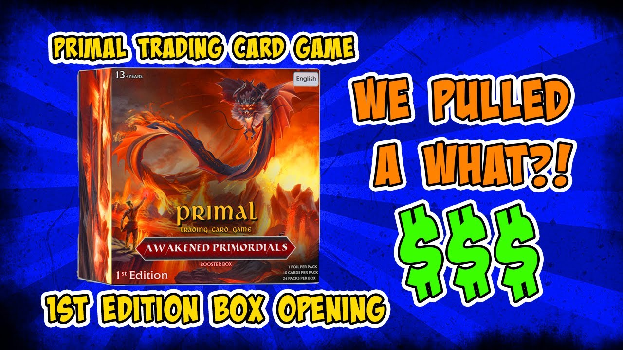 Primal TCG | Awakened Primordials First Edition Box Opening | Legendary Rares? | Serialized Cards?