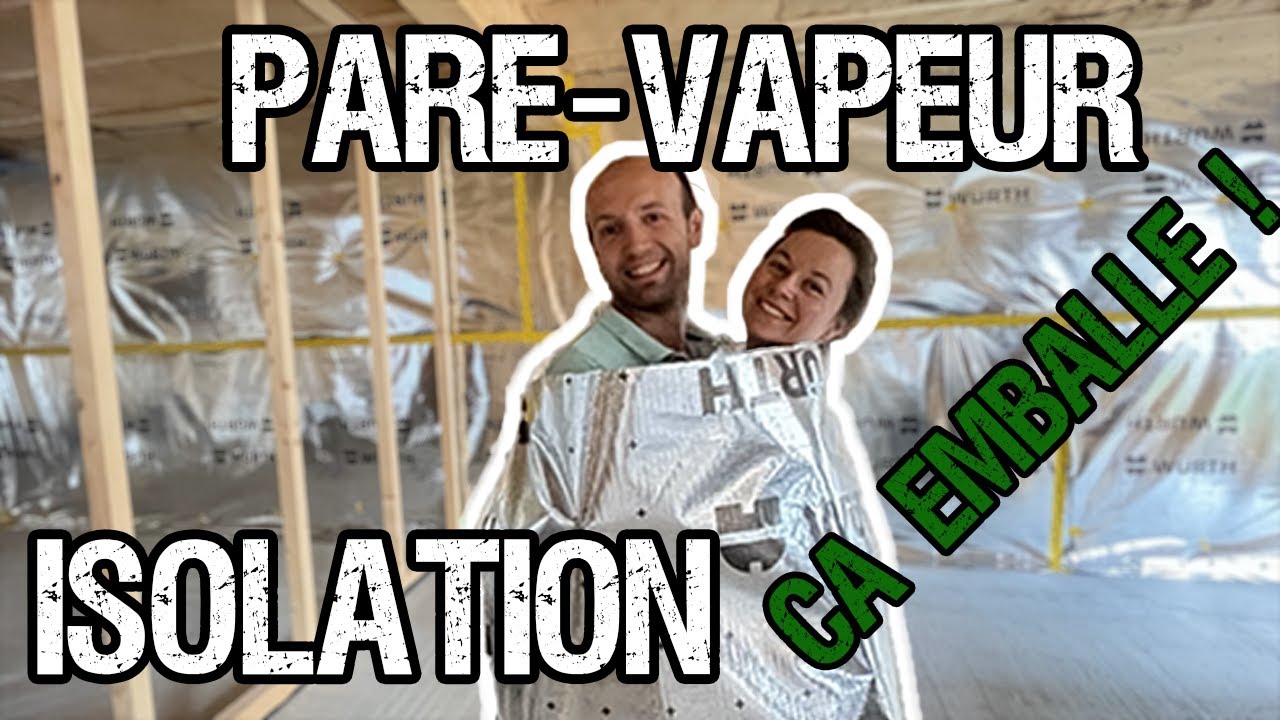 🏡 Etanchéité du Rez de Chaussée : Pose du pare vapeur et scotch 🏡