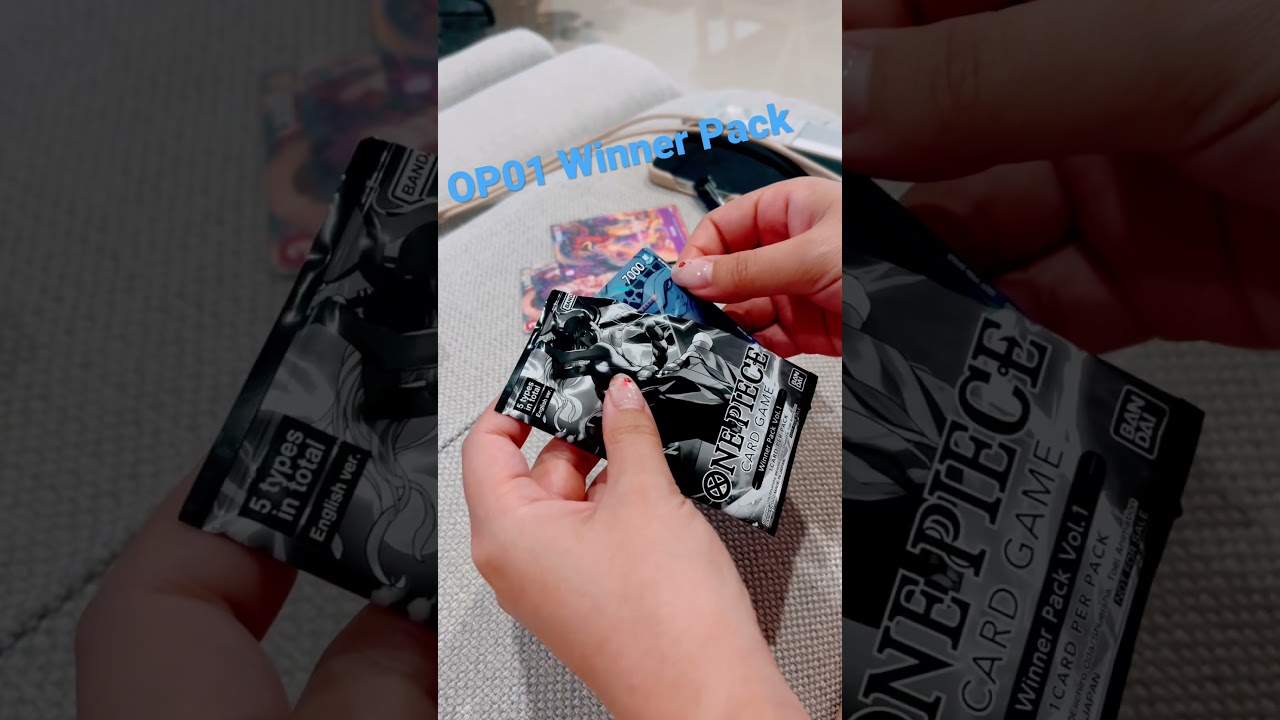 One Piece Card Game OP01 Winner Pack Open