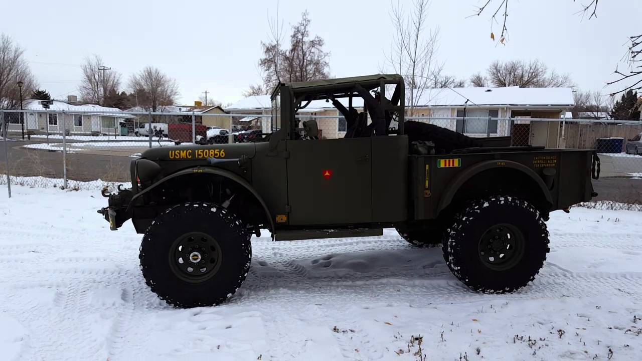 M37 playing in the snow, by itself. Granny low....