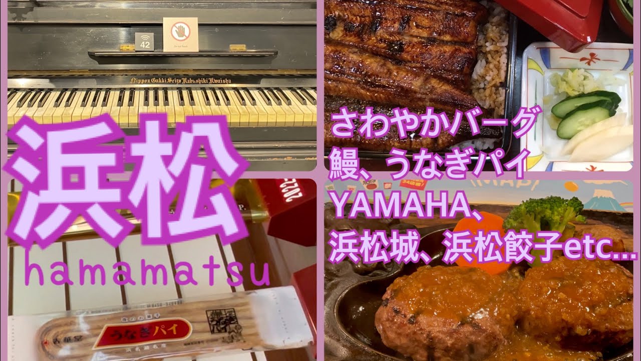 【浜松観光（静岡）一泊二日で巡れる観光地＆グルメ】浜松に行くならぜひここに行きたい❗️YAMAHA うなぎパイ　鰻　浜松城　浜松餃子　浜松のお酒　浜松土産　ホテルオークラ　etc...