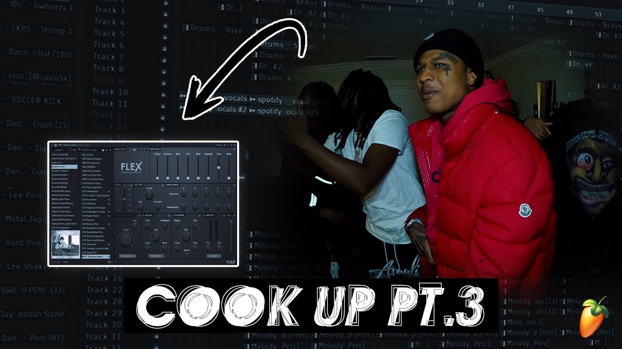 How to Make a Dark EBK Jaaybo Type Beat with Stock VSTs | FL Studio Cookup