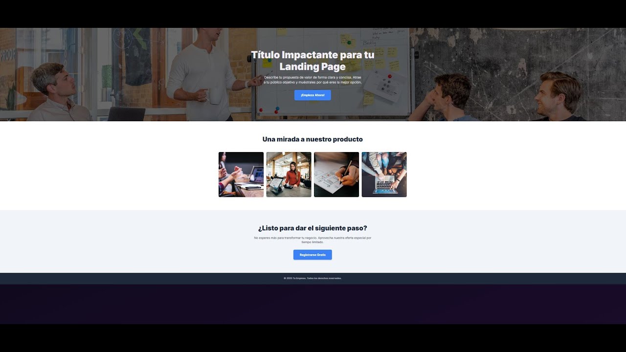 Generador de Landing Pages de NichoManager