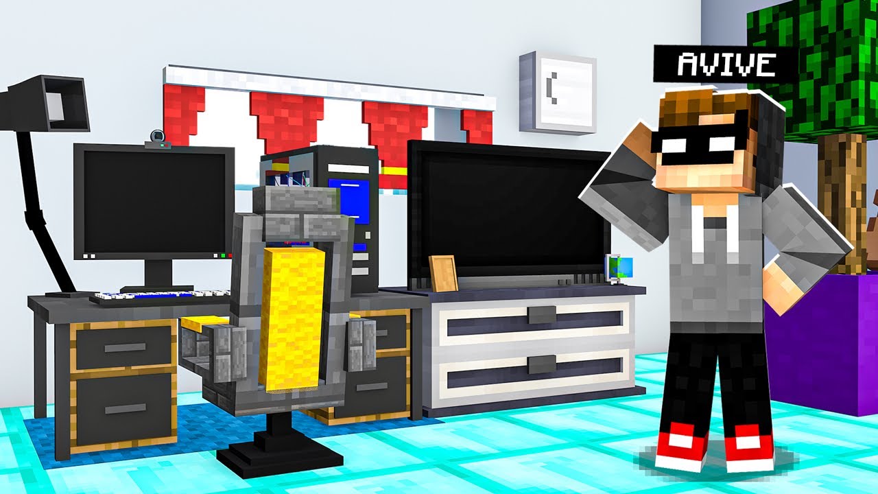 Ich KAUFE MÖBEL für meine LUXUS VILLA in MINECRAFT!