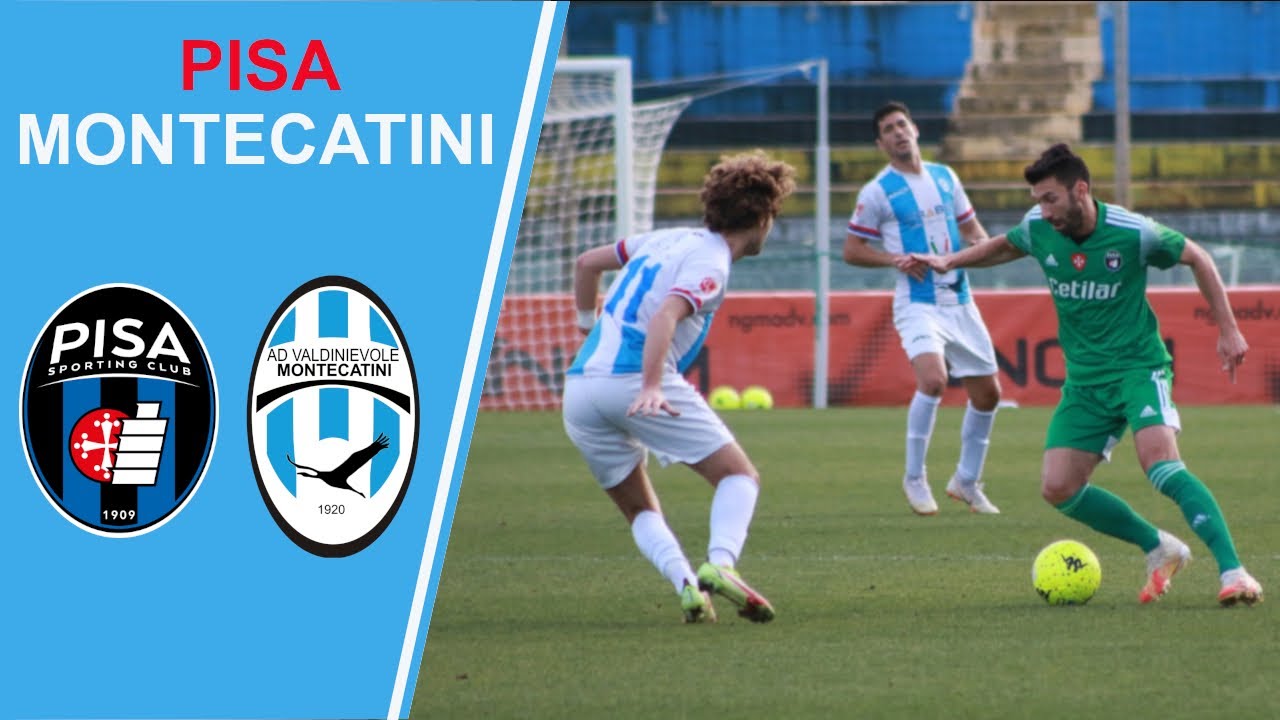 Pisa - Montecatini: amichevole all'Arena Garibaldi