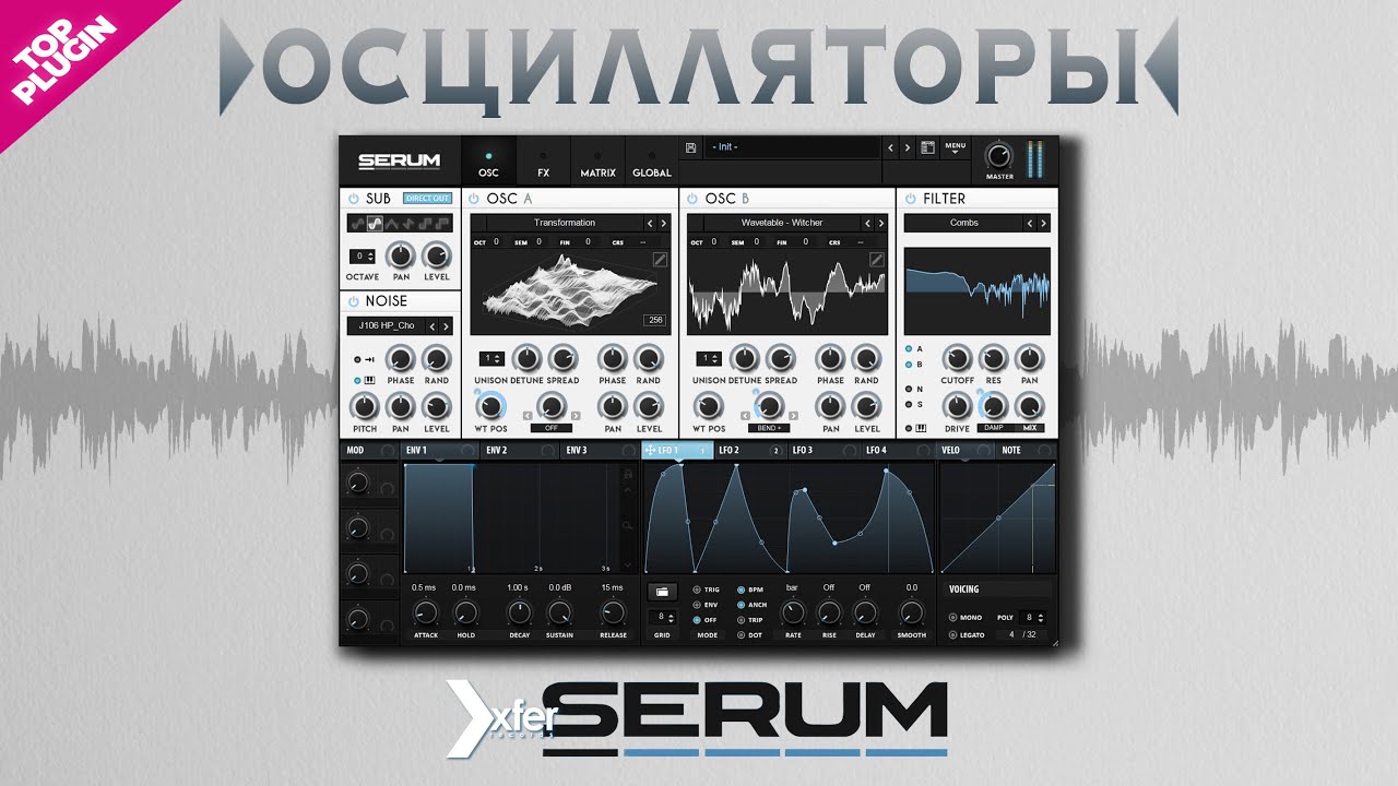 "xFer Serum" Осцилляторы
