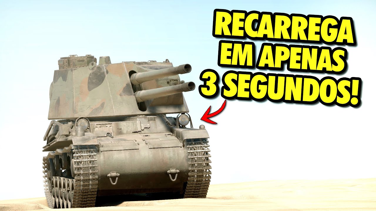 ESTE TANQUE É INCRIVEL ! DESTRUIMOS TIMES INTEIROS! - Warthunder PT - BR